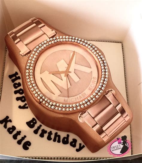 Michael Kors watch birthday cake 